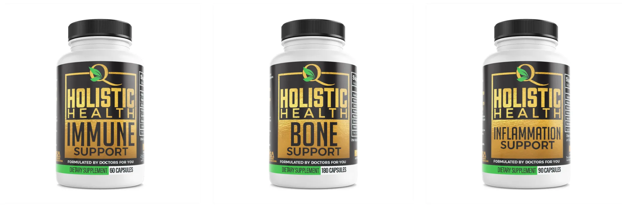 Docs4Health Holistic Health supplements for immune support, bone health, and inflammation management, recommended by Precision Chiropractic in Vermont.